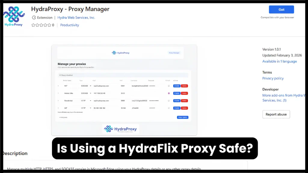 Is Using a HydraFlix Proxy Safe?